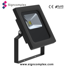 Shenzhen Súper delgado rotatorio al aire libre IP65 COB 10W luz de inundación LED